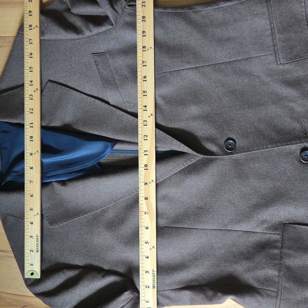 Bonobos Italian Wool 42r Standard Fit Blazer Brown - Picture 3 of 8